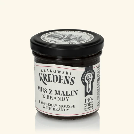 Mus z malin z brandy - Krakowski Kredens