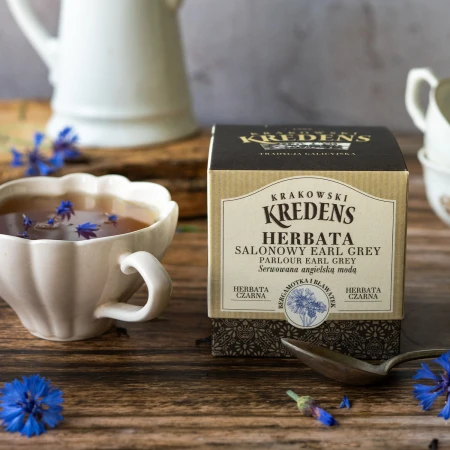 Herbata liściasta czarna z Bergamotką Salonowy Earl Grey - Krakowski Kredens