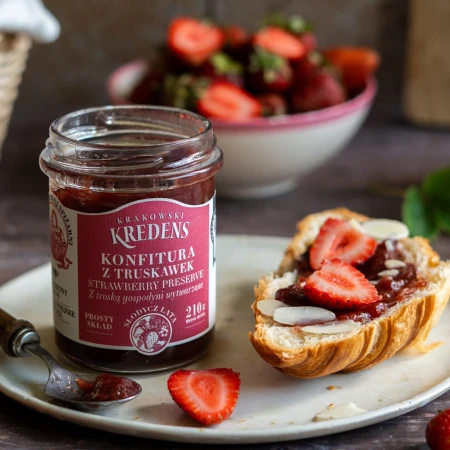 Konfitura z truskawek 210g - Krakowski Kredens