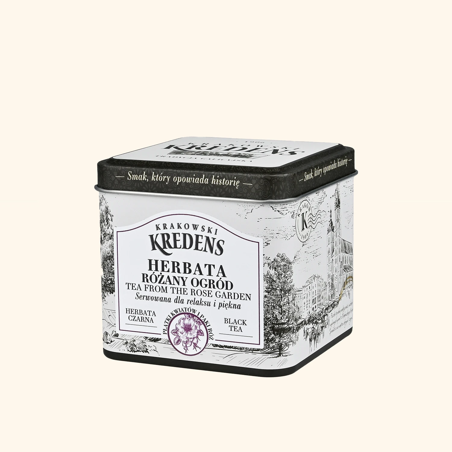 Herbata czarna Różany Ogród - Puszka - Krakowski Kredens