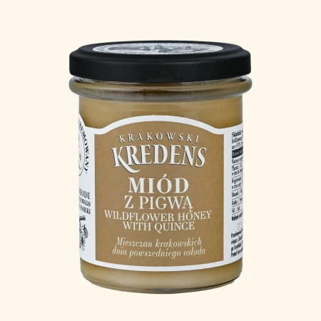 Miód z pigwą 250g - Najlepsze Smaki Natury w Twoim Domu