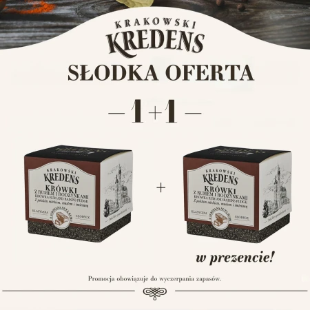 Krówki Krakowskie z Rumem i rodzynkami - Krakowski Kredens