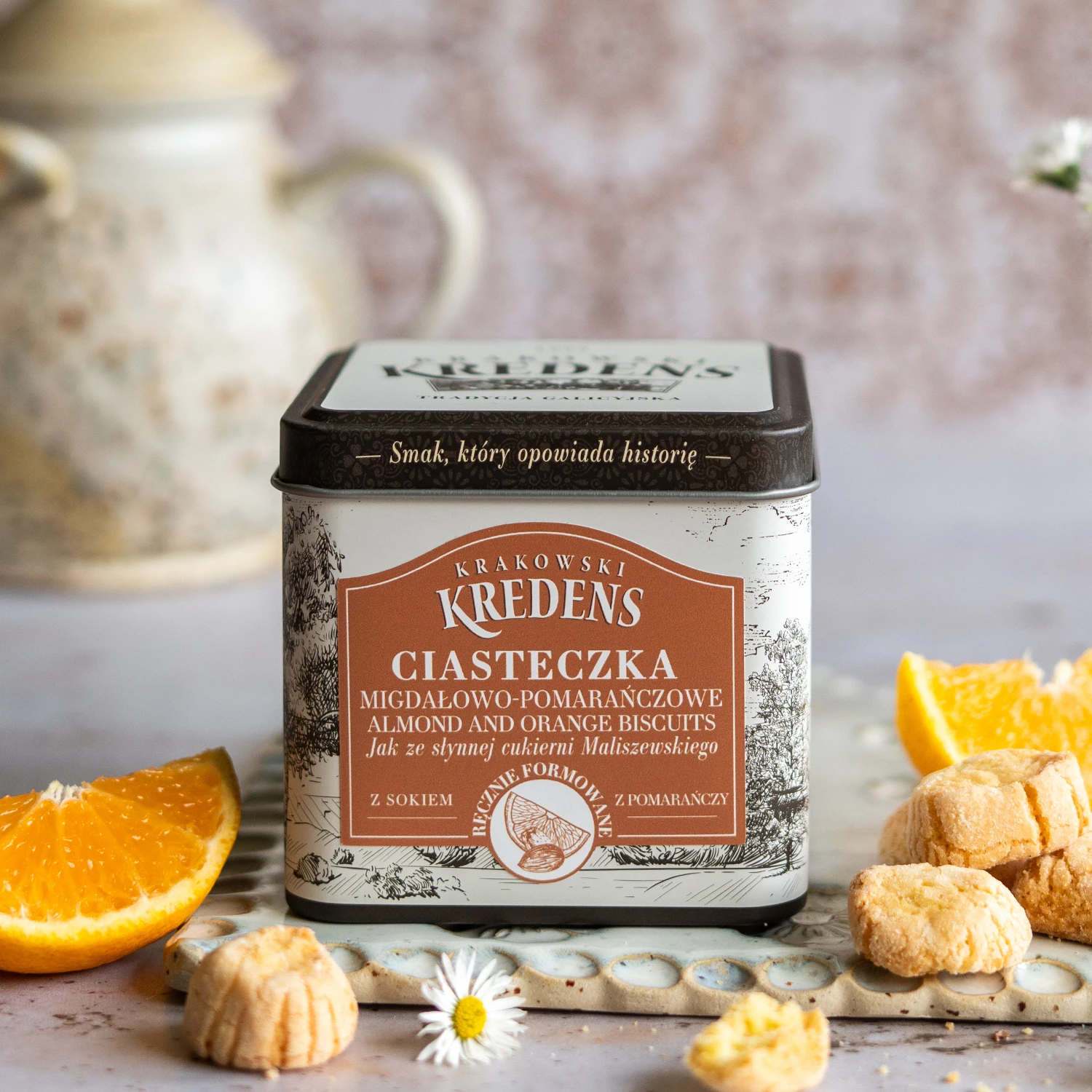 Ciasteczka Migdałowo - Pomarańczowe - Krakowski Kredens