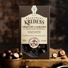 Orzechy laskowe w czekoladzie deserowej 100g