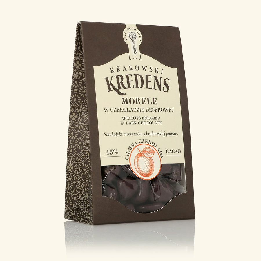 Morele w czekoladzie deserowej 100g
