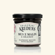 Mus z malin z brandy 150g