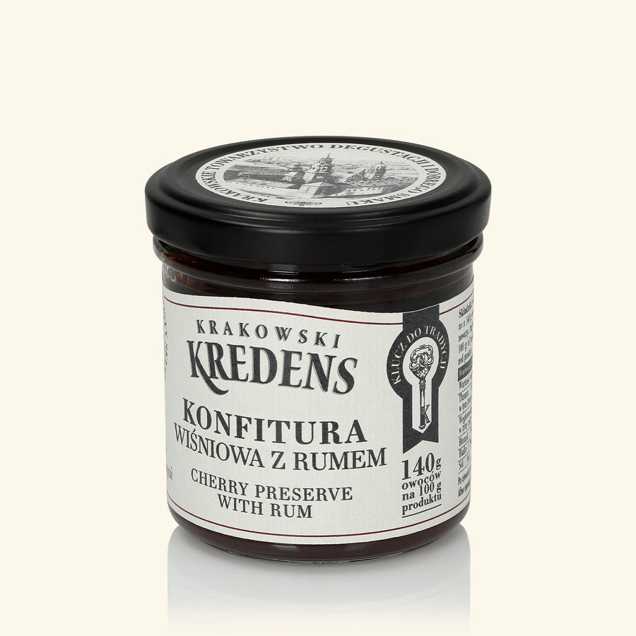 Konfitura wiśniowa z rumem 150g