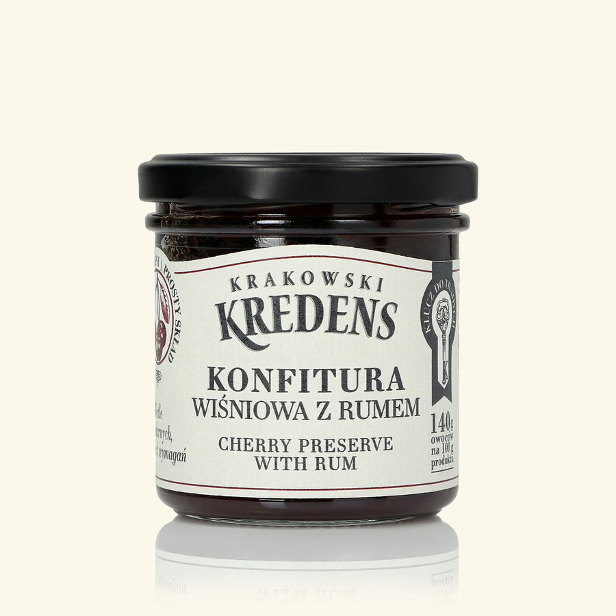 Konfitura wiśniowa z rumem 150g