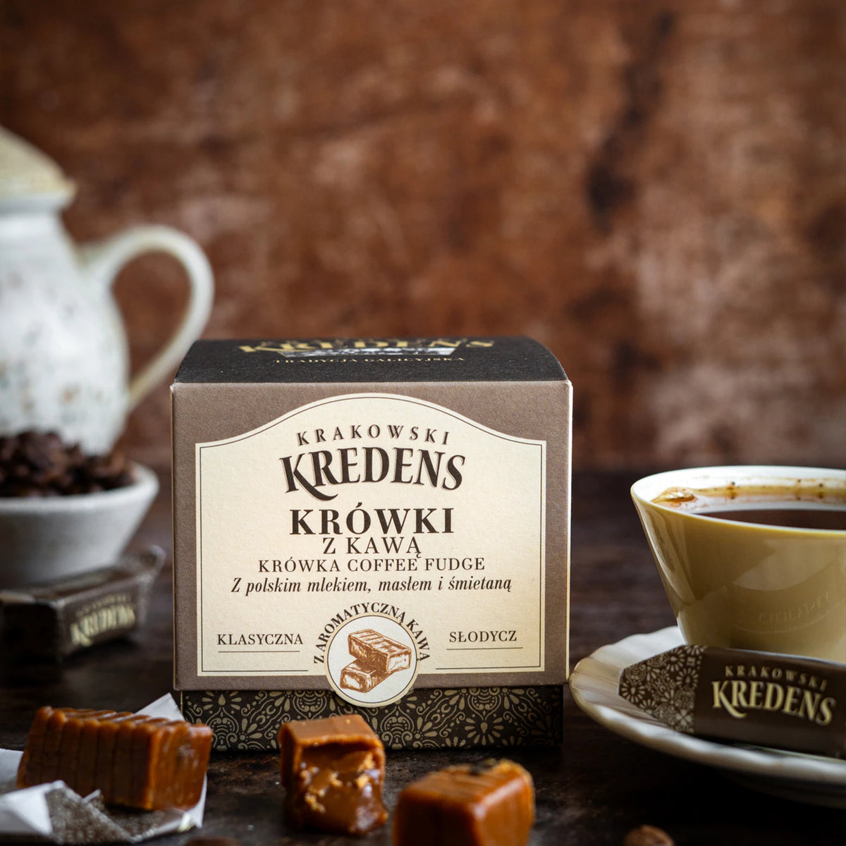 Krówki Krakowskie z Kawą 150g - Kartonik