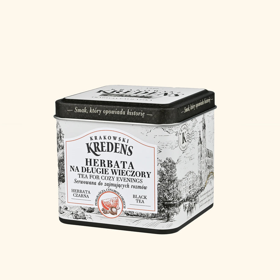 Herbata liściasta czarna na Długie Wieczory 100g - Puszka