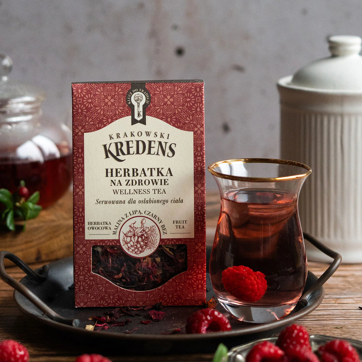 Herbatka owocowa Malinowa z Lipą na Zdrowie 50g