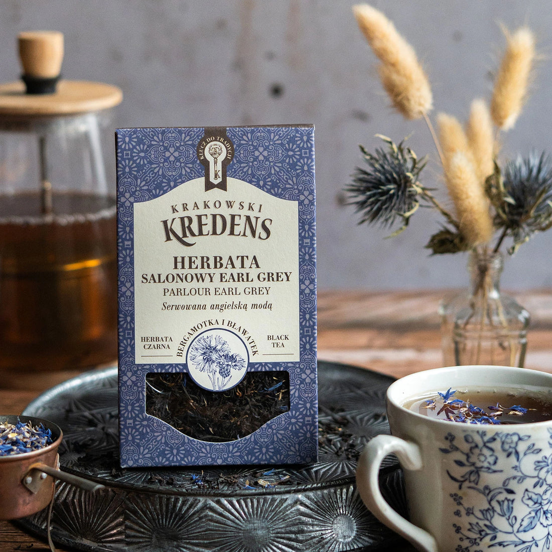 Herbata liściasta czarna z Bergamotką Salonowy Earl Grey 50g