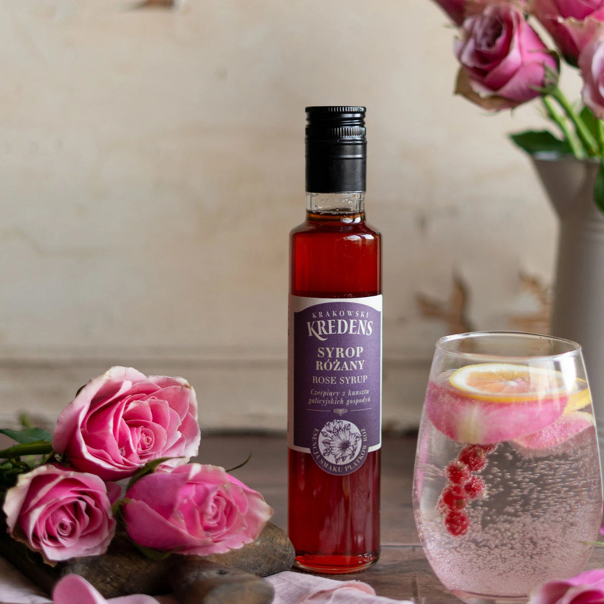 Syrop różany z płatków róży 250ml
