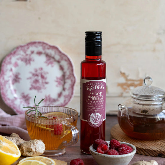 Syrop malinowy z imbirem 250ml