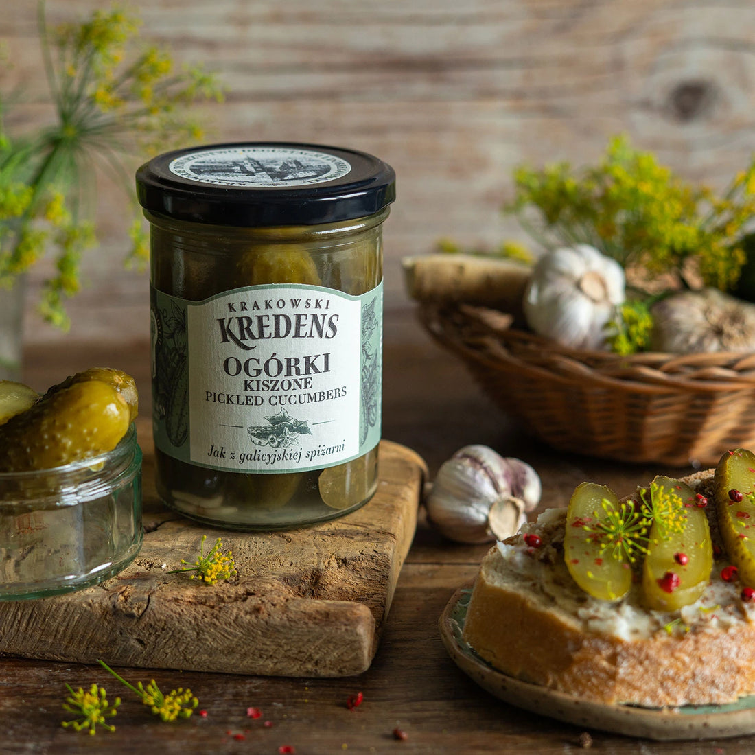 Ogórki kiszone 390 g