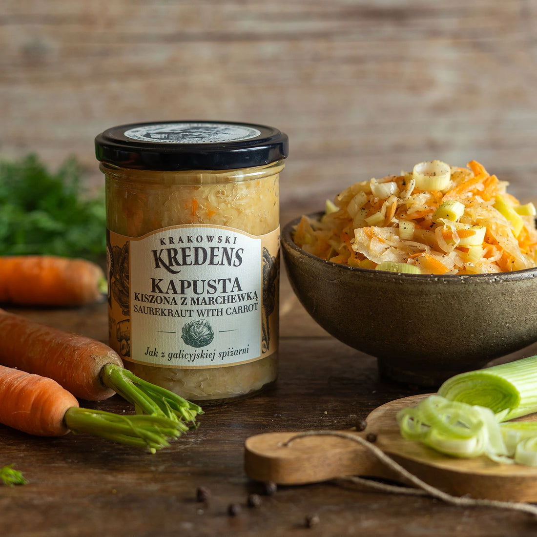 Kapusta kiszona z marchewką 380 g