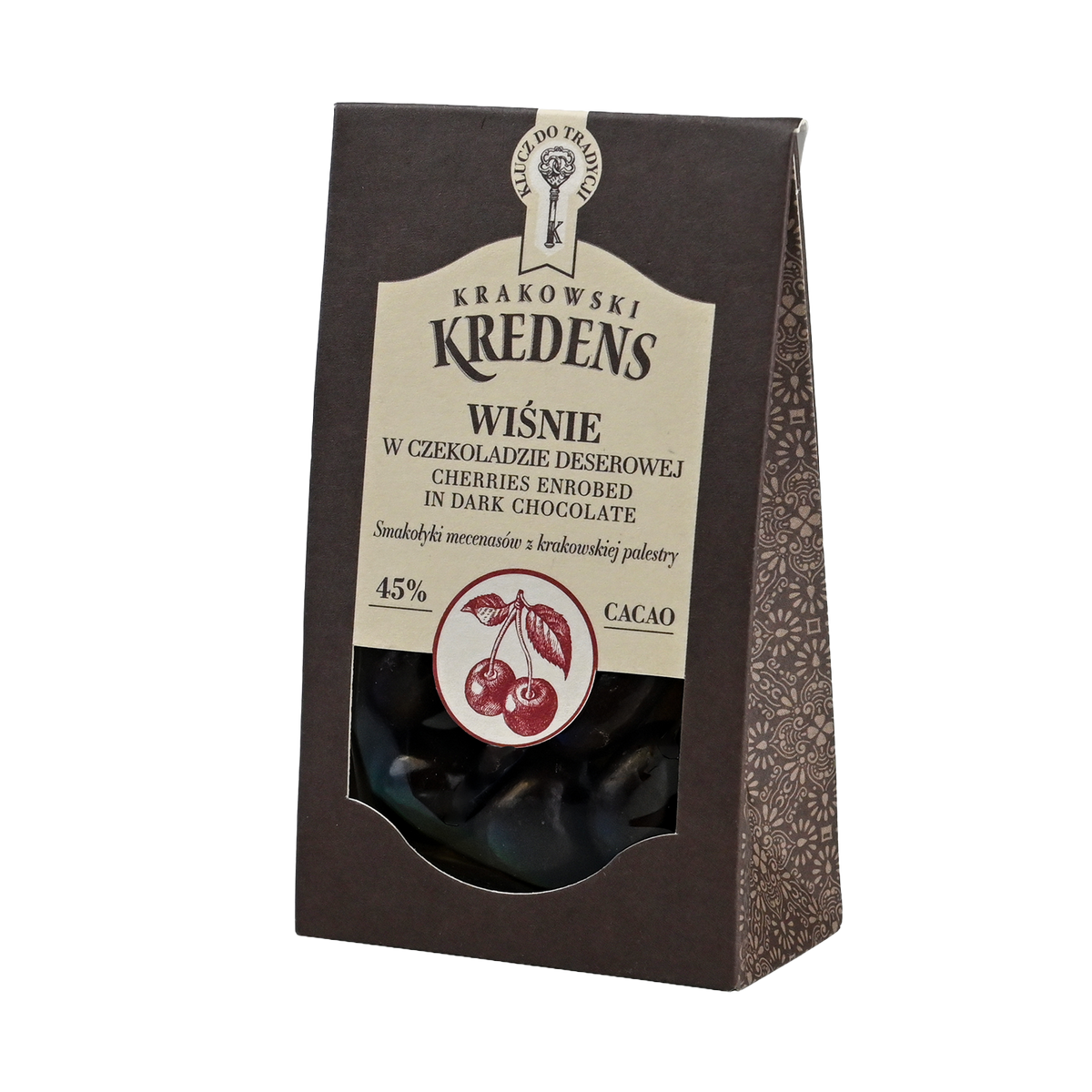 Cherries in dark chocolate 100g